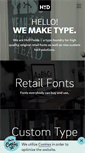 Mobile Screenshot of hvdfonts.com